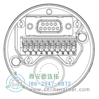 AX65-Profibus防爆磁性絕對(duì)值編碼器電氣連接Profibus - 德國(guó)hengstler(亨士樂)編碼器