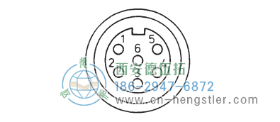 RI36-O標(biāo)準(zhǔn)實(shí)心軸光電增量編碼器外形及安裝尺寸(電氣連接 M16 連接器 Binder，6 腳) 德國hengstler(亨士樂)編碼器