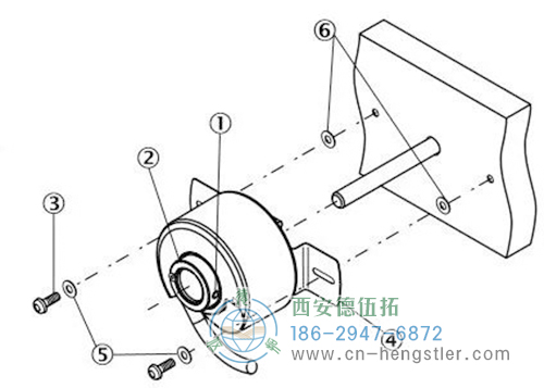 通孔空心軸編碼器的安裝方法